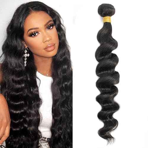 ROYAL IMPRESSION 12A Grade Brazilian Virgin Hair Loose Wave One Bundles 26 Inch Remy Deep Human Weave 100% Real Unprocessed Natural Color