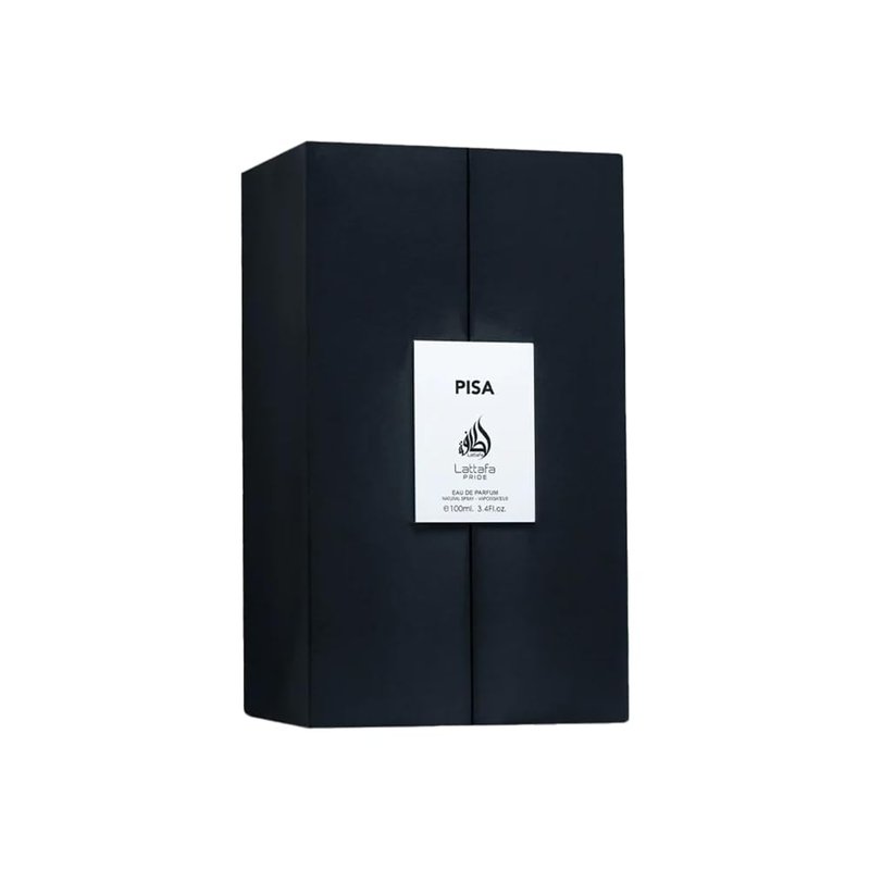 Lattafa Pride Pisa Eau de Parfum Spray for Men - Long-Lasting Citrus, Woody & Amber Fragrance | 3.4 Ounce (100 ml)
