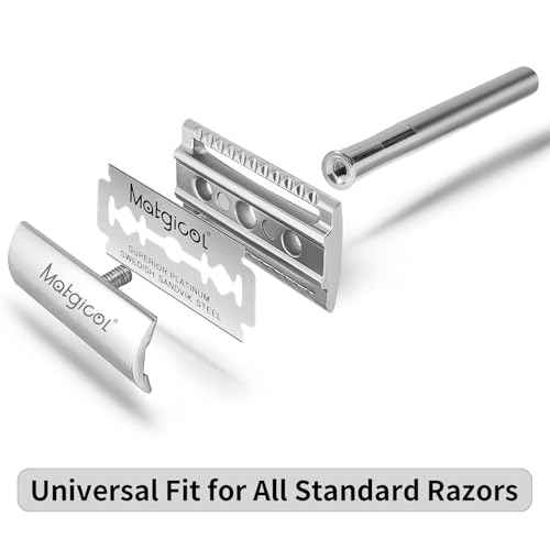 Double Edge Safety Razor Blades - 100 Count Premium Platinum Swedish Steel Blades for Men & Women¡¯s Razors with a Smooth Precise and Clean Shave
