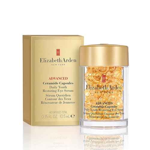 Elizabeth Arden Advanced Ceramide Eye Serum Capsules, Anti-Aging Skincare for Wrinkles & Crow's Feet, Fragrance-Free, Gift for Women, 60 count