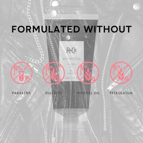 R+Co Motorcycle Flexible Gel | Support of a Gel with Flexibility and Shine of a Wax | Vegan & Cruelty-Free | 5.0 oz | Pack of 2