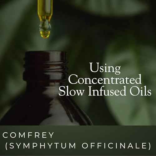 SSF Organics- Healing Comfrey Oil Concentrate. Natural Therapy for Joints, Muscle and Skin. | Medicinal Plant Based Relief and Recovery | (1 oz., Comfrey)