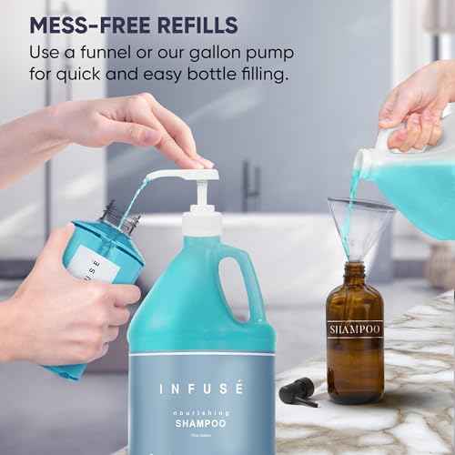 1-Shoppe All-in-Kit | H2O Tropical Infuse Hotel Shampoo | 1 Gallon | for Hospitality & Vacation Rentals to Refill Dispensers | (Single Gallon)