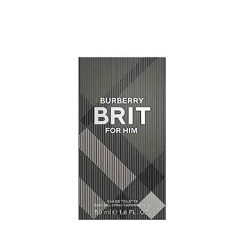 Burberry Brit Eau de Toilette ? Woody Men's Cologne ? With Notes of Cedarwood, Green Mandarin, Wild Rose & Tonka Bean ? Long Lasting Fragrance