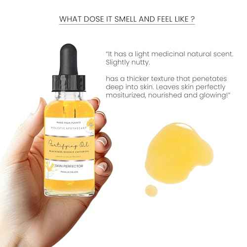 Black Seed, Rosehip & Castor Oil Organic Cold Pressed Fortifying Anti Aging Miracle Facial Moisturizer Face Oil Serum Glow Oil Hydrates Dry Wrinkled Skin Natural Skincare (1 FL OZ)