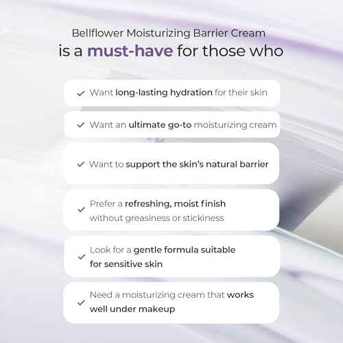 hwarang' Bellflower Moisturizing Barrier Cream | Daily Face Moisturizer for Dry to Combo Skin | Ceramides, Panthenol, Ectoin & Guaiazulene | Hydrating Korean Skincare | 2.7 Fl Oz