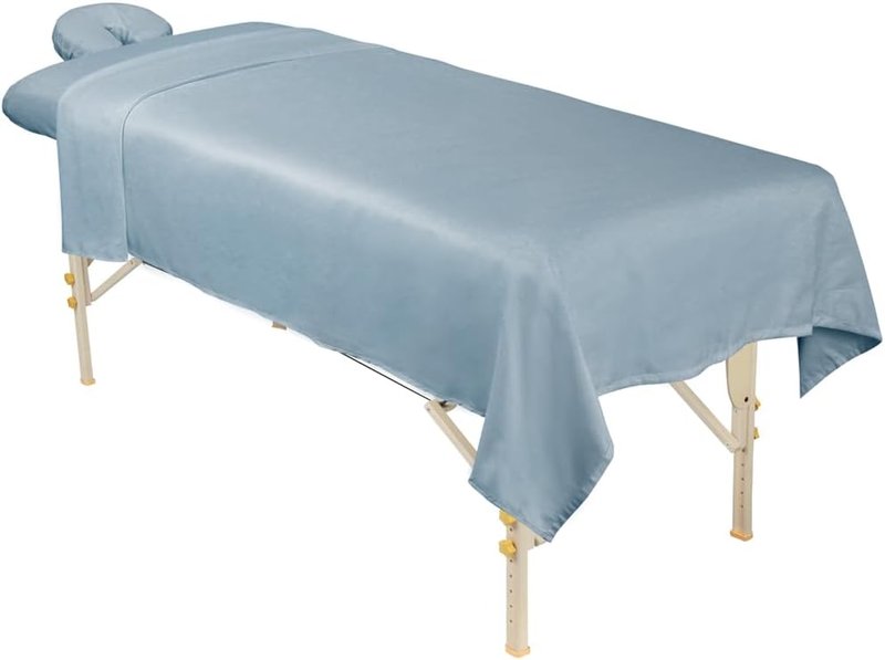 Premium Microfiber 3-Piece Massage Sheet Set - Ultra-Light, Stain & Wrinkle-Resistant | Wisteria Color