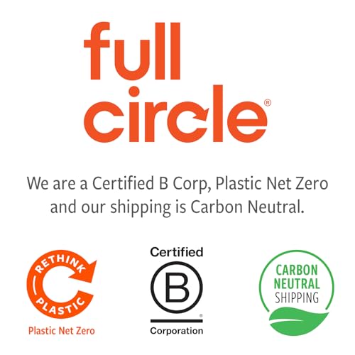 Full Circle Bottle Service-Refillable Glass Spray Bottle-Versatile Stream & Mist Options,Bamboo with Protective Silicone Boot-Ideal for Non-Toxic Cleaning Solutions & Plant Care,16oz,Gray,2 Pack