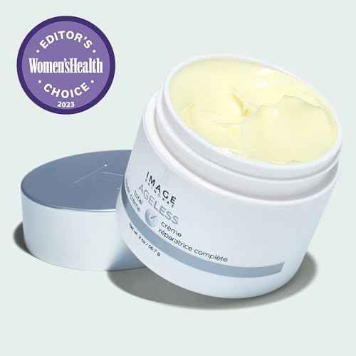 IMAGE Skincare, AGELESS Total Repair Cr?me, Facial Night Cream Moisturizer with Hyaluronic Acid and Shea Butter, 2 oz