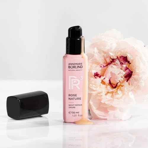 ANNEMARIE B?RLIND ROSE NATURE Night Repair Drops (1.01 Fl Oz) - Maintains the skin's melatonin balance, PR3 rose complex reduces the effects of blue light, vegan