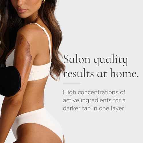 Loving Tan Platinum Self Tanning Mousse, Dark - Streak Free, Natural Looking, Professional Quality Sunless Tanner- 10+ Self Tan Applications per Bottle, Cruelty Free, Naturally Derived DHA- 6.7 Fl Oz