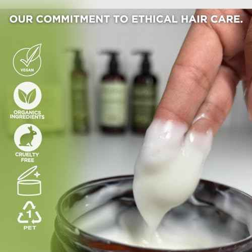 Deep Conditioning Treatment Mask - Hair Mask Conditioner for Damaged Dry Hair, Deep Conditioner for Curly Hair, 12oz