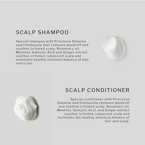 SACHAJUAN Scalp Shampoo and Conditioner Set | Rosemary Oil to Soothe, Balance & Hydrate Dry Flaky Scalp | Lightweight Hydration & Scalp Relief | Vegan & Paraben-Free | Pack of 2