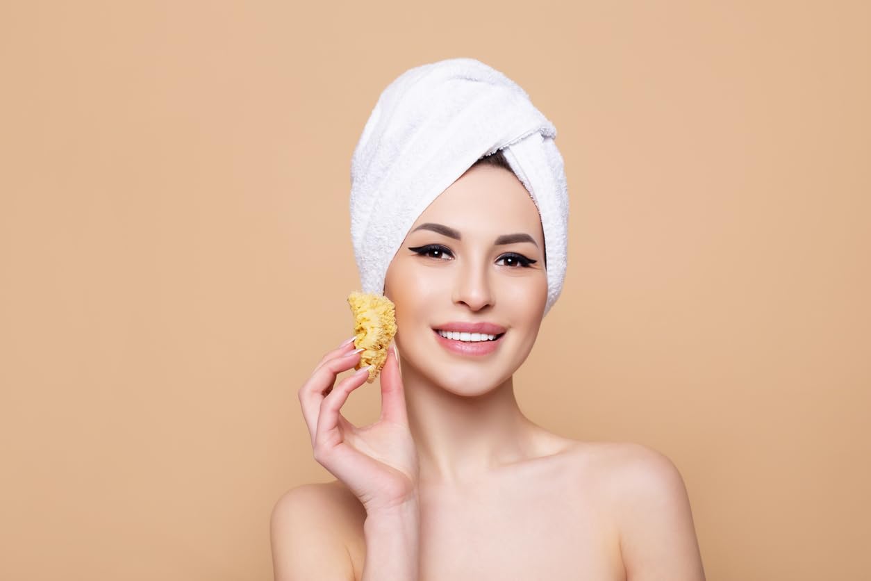 Spa Destinations Natural Silk Make Up and Facial Cleansing Sponge (3 pk 1.5" to 2")