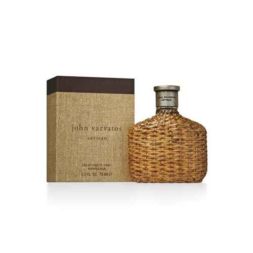 John Varvatos Men's Cologne, Artisan Eau de Toilette EDT Spray, Gift for Him, Woody Citrus Scent with Notes of Mexican Winter Mandarin, Purple Ginger & Balambre