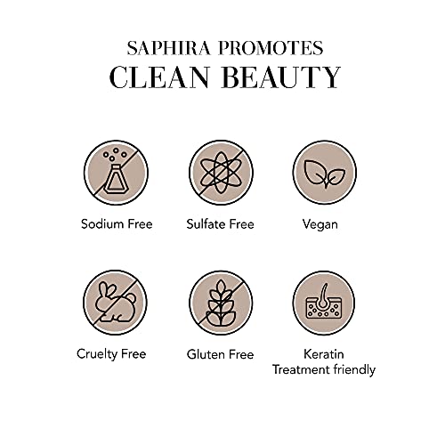 Saphira Volumizer Styling Spray for Fine and Thin Hair with 26 Healing Minerals, Sulfate-Free, Paraben-Free, Softens, and Volumizes Fine, Thin or Chemically Treated Hair