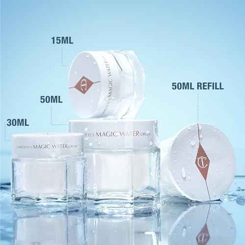Charlotte Tilbury Magic Water Face Cream - Lightweight, Dewy Gel Moisturizer for Sensitive Skin - Infused with Niacinamide & Biopeptide Complex to Help Improve the Appearance of Fine Lines