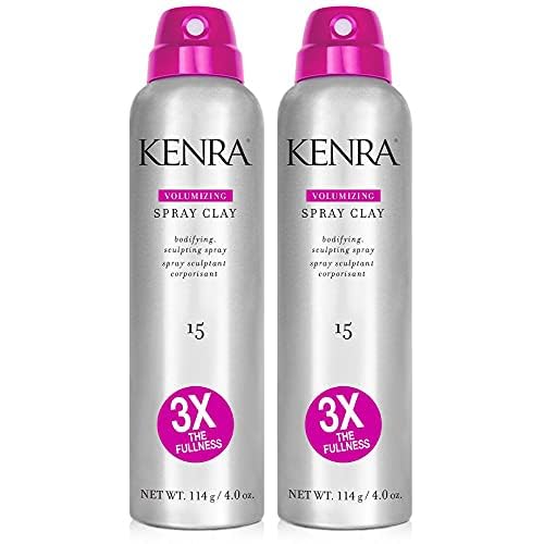 Volumizing Spray Clay 15 | Bodifying, Fullness Spray | 3X The Fullness | Medium Hold | Provides Texture & Volume With A Long-Lasting Finish | All Hair Types