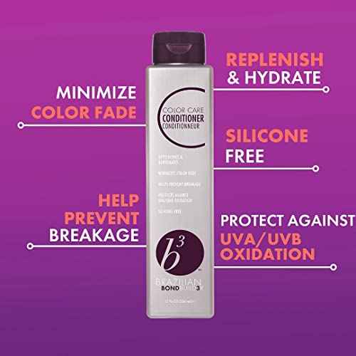 B3 Brazilian Bondbuilder Color Care Shampoo & Conditioner with Color Lock,28.75 fl oz.(3 Count)