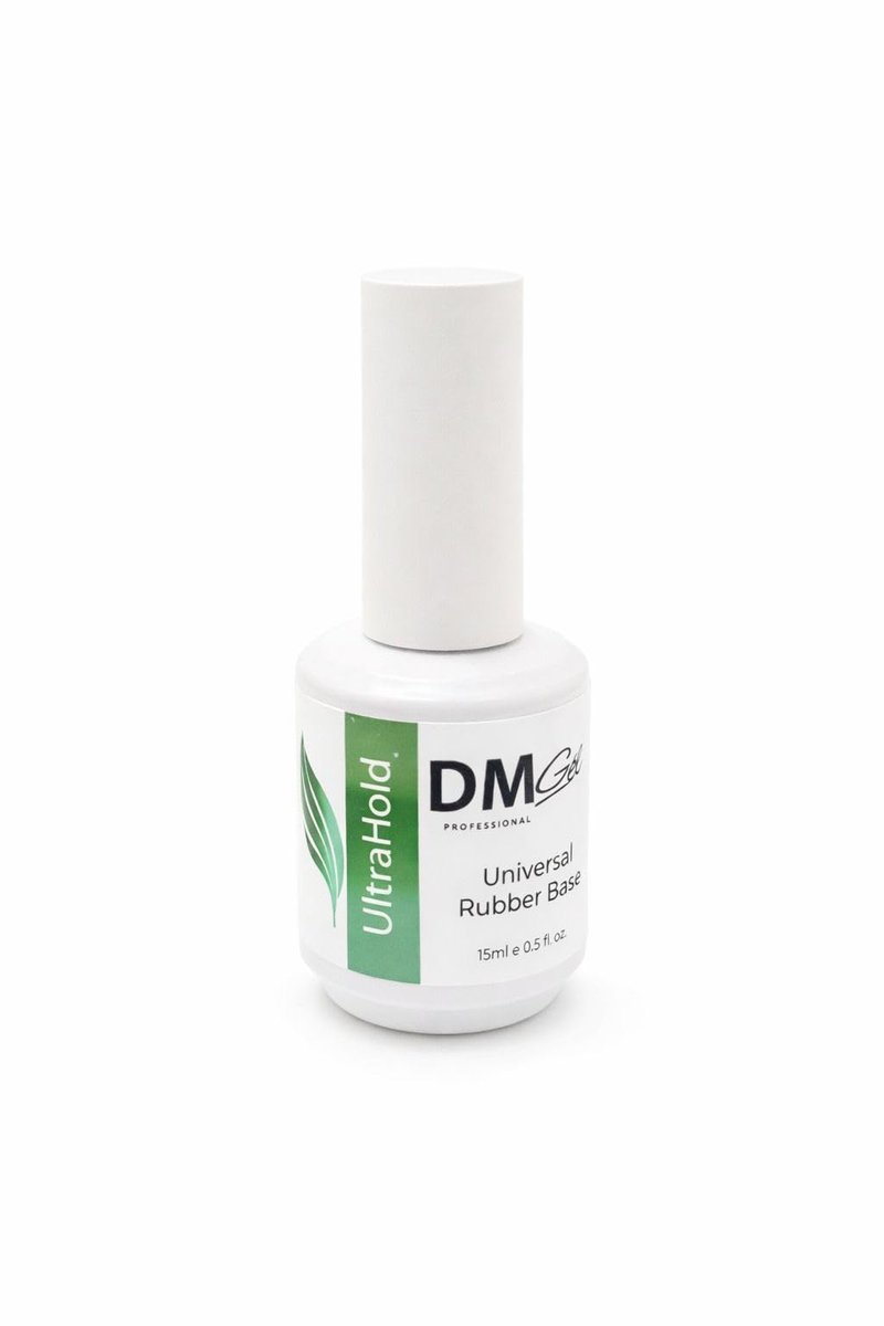 DMGel Professional UltraHold Universal Rubber Base Gel for Nails HEMA-Free/TPO-free 15ml/0.5fl.oz Long-Lasting Base Gel/Self-Leveling/Maximum Adhesion.