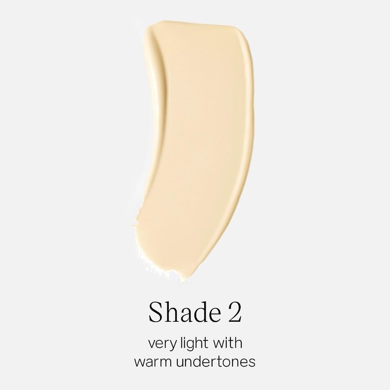Saie Glowy Super Skin Tint Foundation - Lightweight Dewy Makeup + Hydrating Serum with Hyaluronic Acid | Shade 2 (1.01 oz)