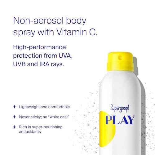 Supergoop! Summer PLAY Bundle - Includes PLAY Everyday Lotion (5.5 oz) + Antioxidant Body Mist (6 oz) - Broad Spectrum Sunscreen Recommended for Sensitive Skin - Great for Active Days