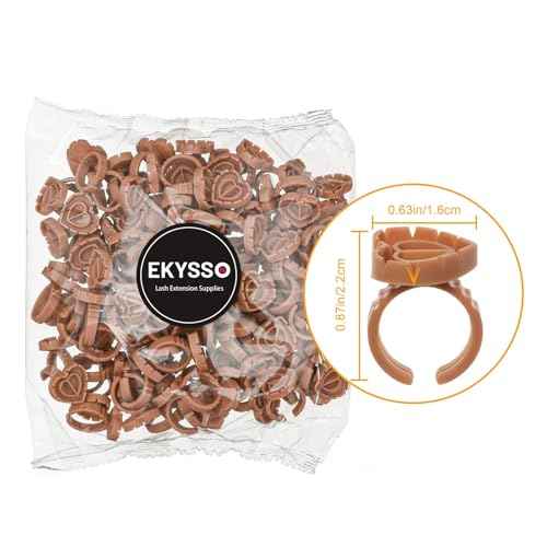 300PCS Glue Rings for Lash Extension Supplies, Lash Glue Ring for Eyelash Extension, Volume Fanning Cup for Eyelash Supplies