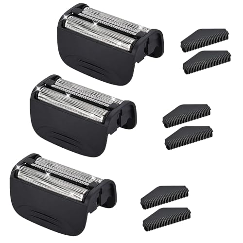 Shaver Replacement Head Compatible with Remington Foil Shaver PF7400, PF7500, and PF7600 Models (Black(3PCS))