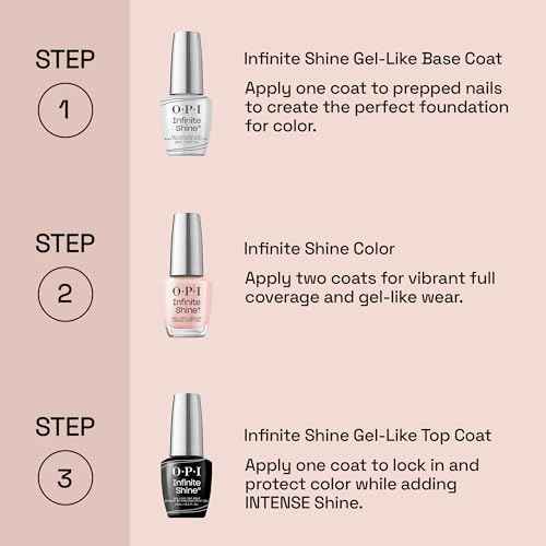 OPI Infinite Shine Long Wear Nail Polish | Opaque Bright Red Cr?me Gel Like Nail Polish | Vegan, Long Lasting, Streak Free