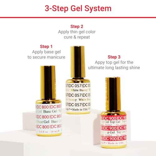 DND Gel Polish Set - 1 each of Gel Polish and Nail Polish, 060 Beet Root, 0.5 Fl Oz