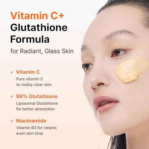 DearKlairs Freshly Juiced Vitamin Clay Mask Cleanser | Deep Pore Wash, Clear Radiant Skin, Glutathione, PHA, Niacinamide 0.67 Fl Oz