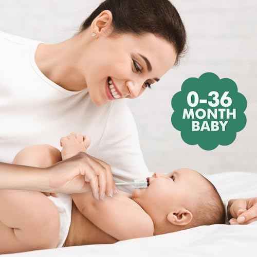 104Pcs Baby Tongue Cleaner, Disposable Baby Toothbrush Oral Cleaner, Infant Gum and Tooth Cleaning Stick for Newborns, Toddler Mouth Cleaner
