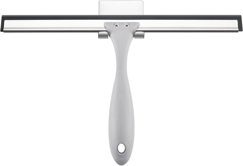 AmazerBath Squeegee for Shower Glass Door, All-Purpose Squeegee with Hook for Shower Doors, Windows, Mirrors, Tiles and Car Glass, 10 Inches