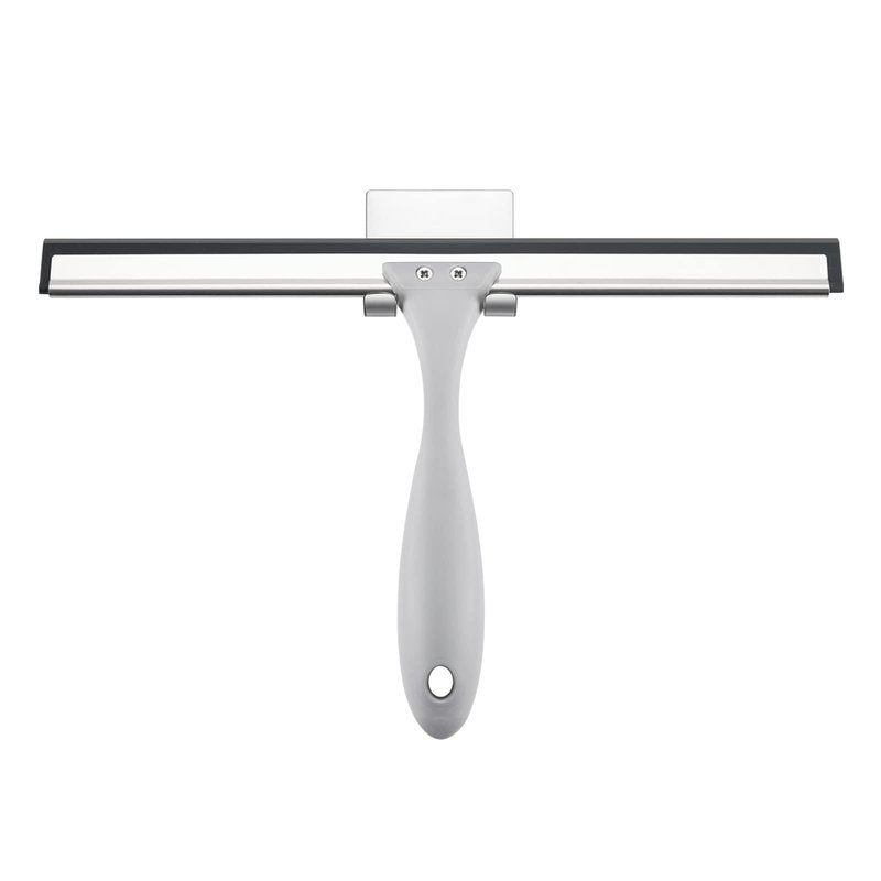 AmazerBath Squeegee for Shower Glass Door, All-Purpose Squeegee with Hook for Shower Doors, Windows, Mirrors, Tiles and Car Glass, 10 Inches