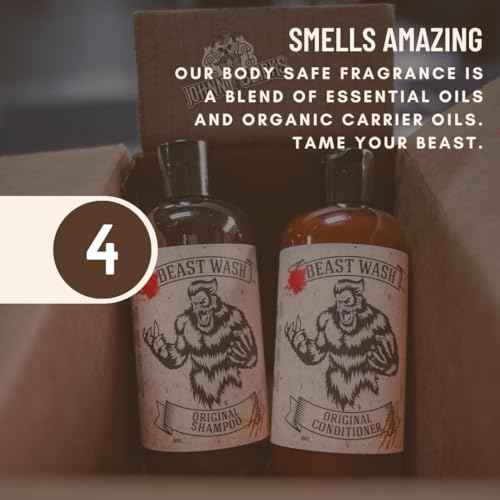 Johnny Slicks Hair Cleaning Kit - Supports Scalp & Hair Hydration - Organic Shampoo & Conditioner - Aloe, Shea Butter & Vitamin E - Original Scent - 2 Piece Set