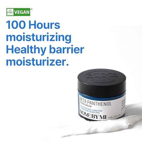 SOME BY MI Beta-Panthenol Repair Cream ? 1.69oz, 50ml ? Hydrating Face Moisturizer with Panthenol & Redness Relief ? Skin Barrier Repair & Soothing Face Cream with Beta-Sitosterol ? Korean Skin Care