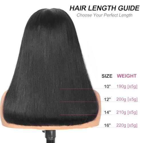 210% Density 13x6 Full Lace Frontal Bob Wig Human Hair 12A Brazilian Virgin Human Hair Pre Plucked HD Transparent Lace Glueless Wigs 12 Inch