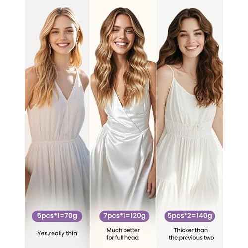 LaaVoo Clip in Hair Extensions Real Human Hair Blonde Hair Extensions Clip ins Platinum Blonde Human Hair Clip in Extension Blonde Double Weft Full Head Silky Straight 18 Inch 7pcs/120g