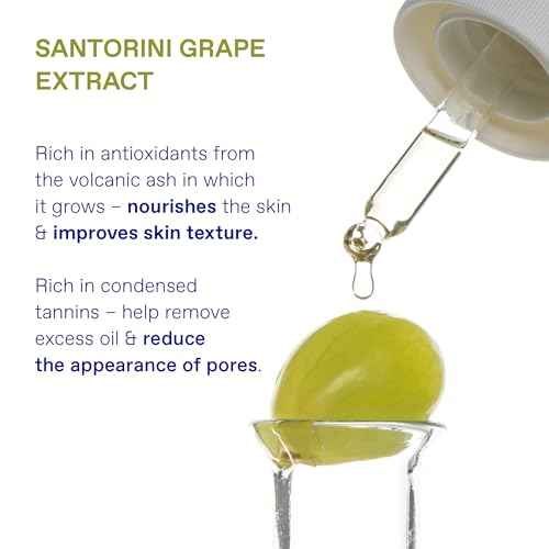 KORRES Santorini Grape Duo Regimen Set, Velvet Skin Drink Face Oil & Poreless Skin Cream, Smooth & Hydrate Skin, Refine Pores & Texture, Resveratrol & Salicylic Acid, Vegan, Full Size, 30ml + 40ml
