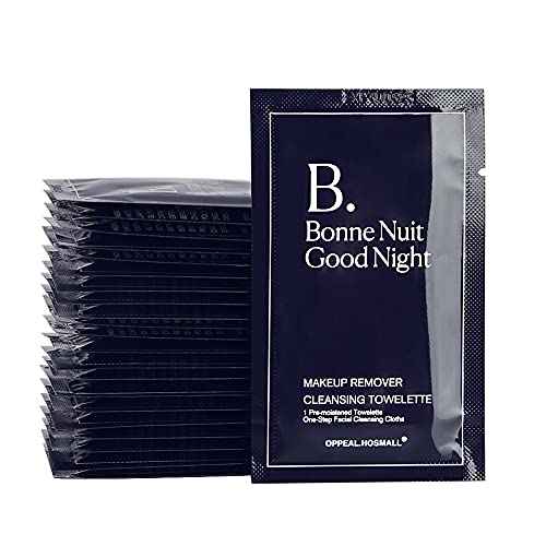 500ct Facial Cleansing Wipes Gentle Makeup Remover, Waterproof Individually Wrapped, Fragrance, Oil & Alcohol Free