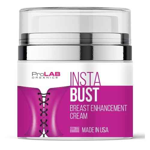 InstaBust Breast Enhancement Cream ? Bust Firming & Lifting Formula for Fuller, Rounder, Bigger Breasts ? Volume Boosting Topical ? Made in USA