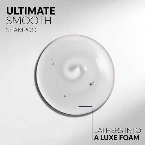 Wella Professionals ULTIMATE SMOOTH Shampoo for Dry, Dull & Frizzy Hair | For Shine & Smoothness | With Squalane & Omega 9 | Color Safe