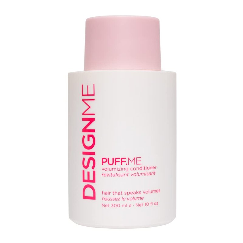 Designme Puff.ME Volumizing Conditioner - Hydrating Formula with Sunflower Seed Oil for Hair Volume | Sulfate-Free, Detangles Straight & Wavy Hair