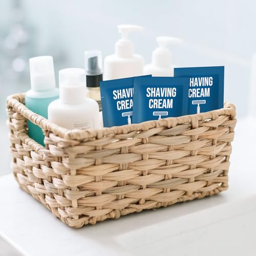 Shaving Cream Bulk Travel 8ml/0.28fl oz,Disposable Shaving Cream in Bulk Travel Shave Cream for Hotel Homeless£¨White Tea£¬Pack of 200)