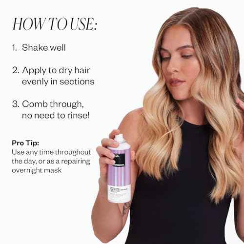 IGK Hair Treatment Travel Size Set | Antisocial Dry Hair Mask + Good Behavior Spirulina Spray | Overnight Bond-Building + Keratin Like Smoothing Spray | Vegan + Cruelty-Free | Set of 2
