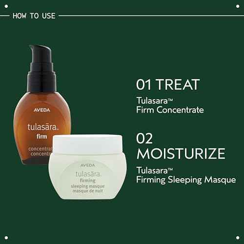 Aveda Tulasara Firm Concentrate | Firming Serum for All Skin Types | Visibly Firms, Reduces the Look of Fine Lines & Wrinkles | with Vitamin C & Peptides | 97% Naturally Derived*, 1 Fl Oz