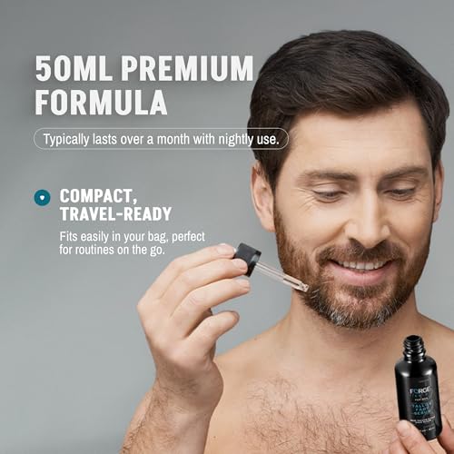 FORGE SKIN¢ç Night Beef Tallow Serum for Men [TALLOW-BASED] - Facial Essence for Face Wrinkles with Essential Oils - Natural Green Tea Skincare for Radiance and Skin Hydration (1.77 OZ)