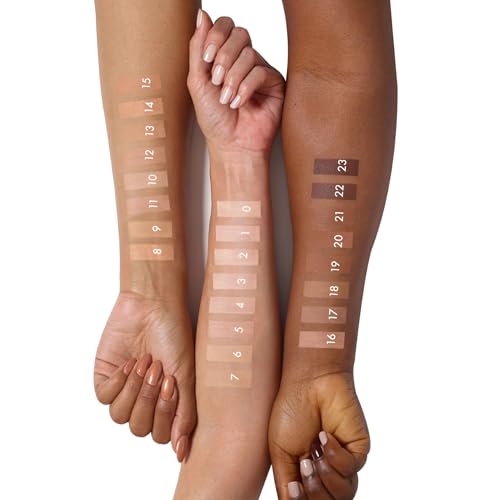 FARMASi VFX Pro Camera-Ready Liquid Foundation, Full Coverage Matte Finish, Lightweight Long-Wear, Oil-Free with Pore-Refining Sea-Water Formula, Non-Oxidizing Finish, 1 Fl Oz, 10 Buff