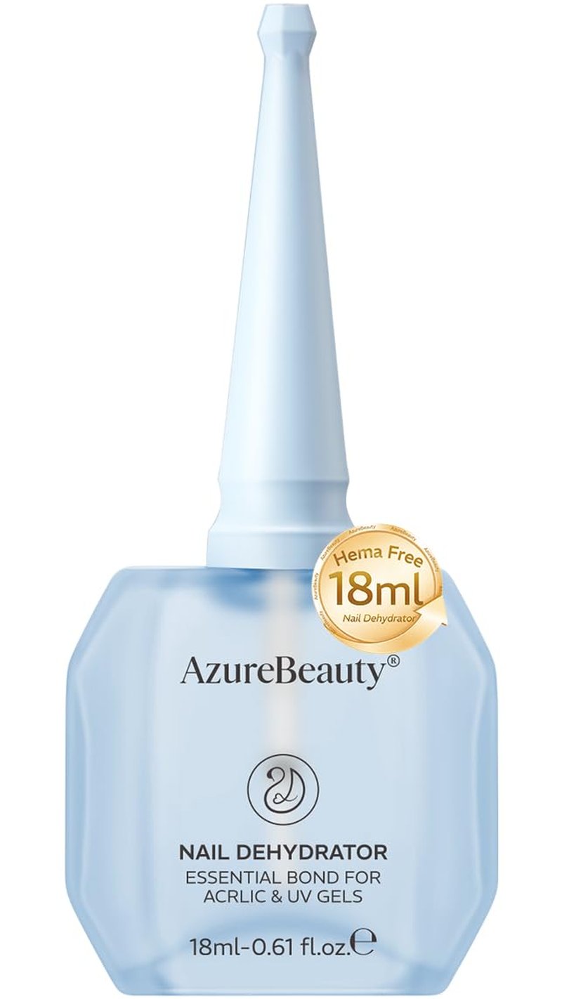 AzureBeauty 18ml Acid-Free Nail Dehydrator | Professional Gel & Acrylic Nail Prep for Strong Adhesion
