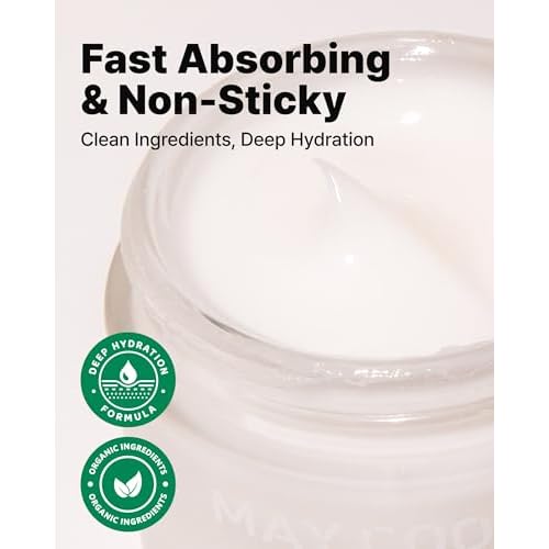 MAY COOP Raw Moisturizer Face Cream ? Daily Hydrating Cream with Maple Sap for Deep Hydration, Softening & Nourishing - Korean Skincare, Vegan Clean Beauty, 2.8oz.
